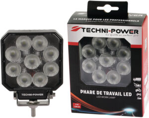 KWADRATOWA LAMPA LED 12/24V 15W 1500LM TECHNI-POWER