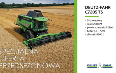 DEUTZ-FAHR C7205 TS – specjalna oferta przedsezonowa 2020/2021