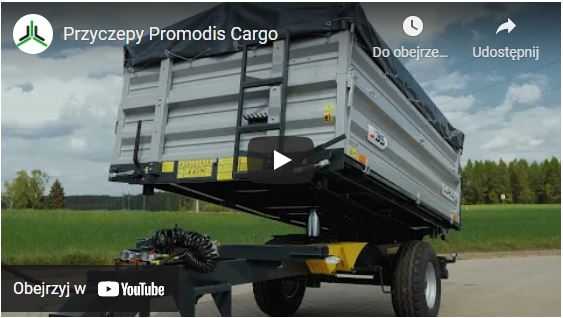 Przyczepy Promodis Cargo YouTube