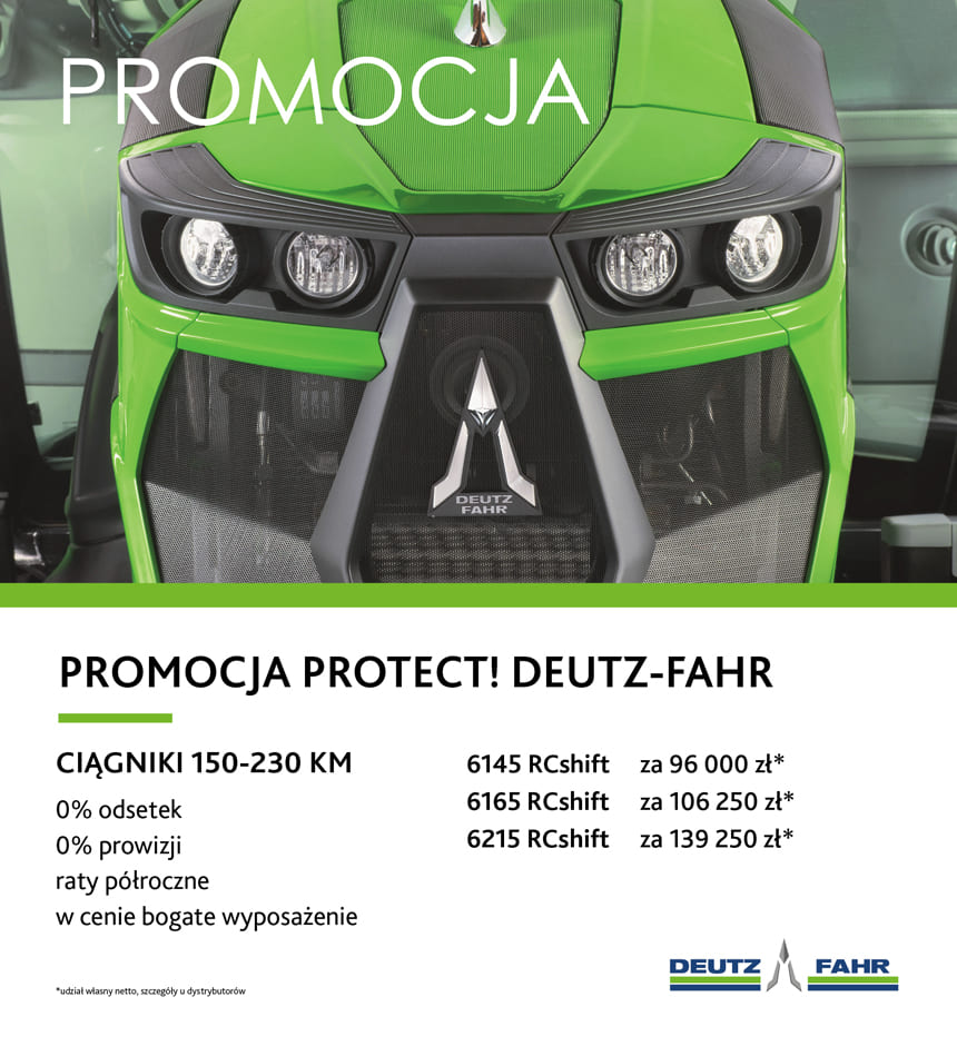 PROTECT! DEUTZ-FAHR ciągniki 150-230 KM
