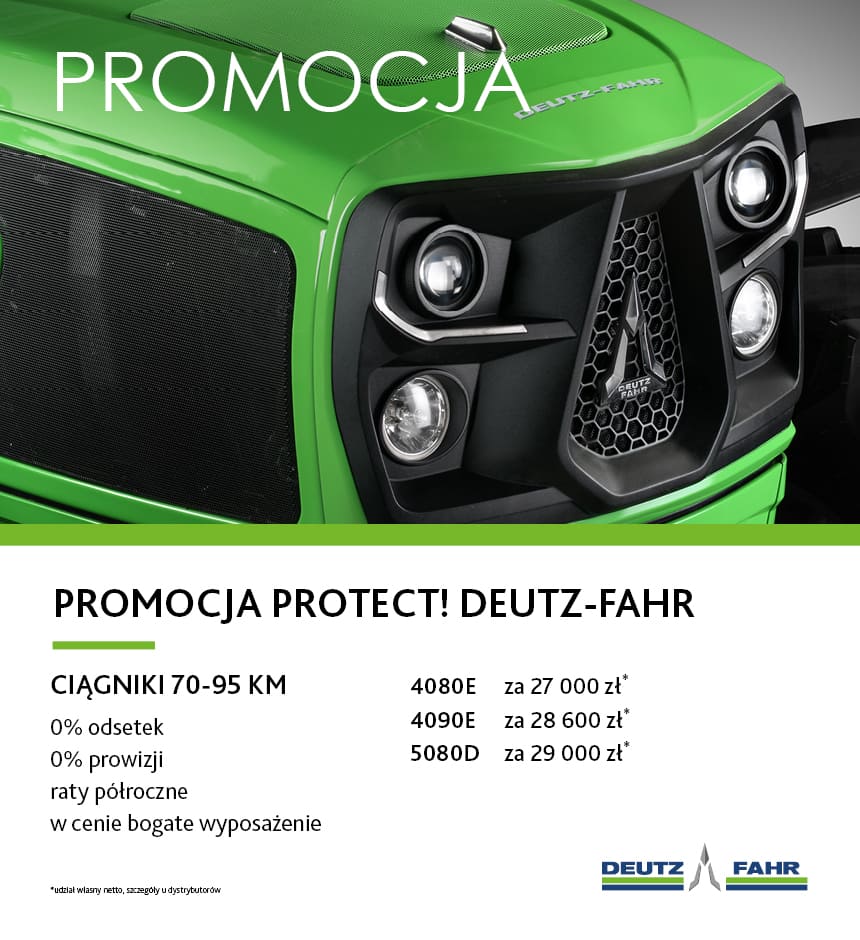 PROTECT! DEUTZ-FAHR ciągniki 70-95 KM
