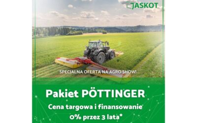 Maszyny PÖTTINGER – zamów taniej dzięki targom AGRO SHOW