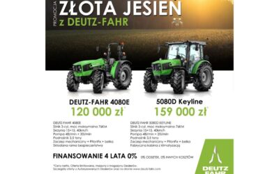 Złota jesień z DEUTZ-FAHR – modele 4080E i 5080D Keyline