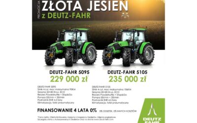 Złota jesień z DEUTZ-FAHR – modele 5095 i 5105