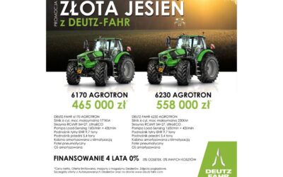 Złota jesień z DEUTZ-FAHR – modele 6170 AGROTRON i 6230 AGROTRON