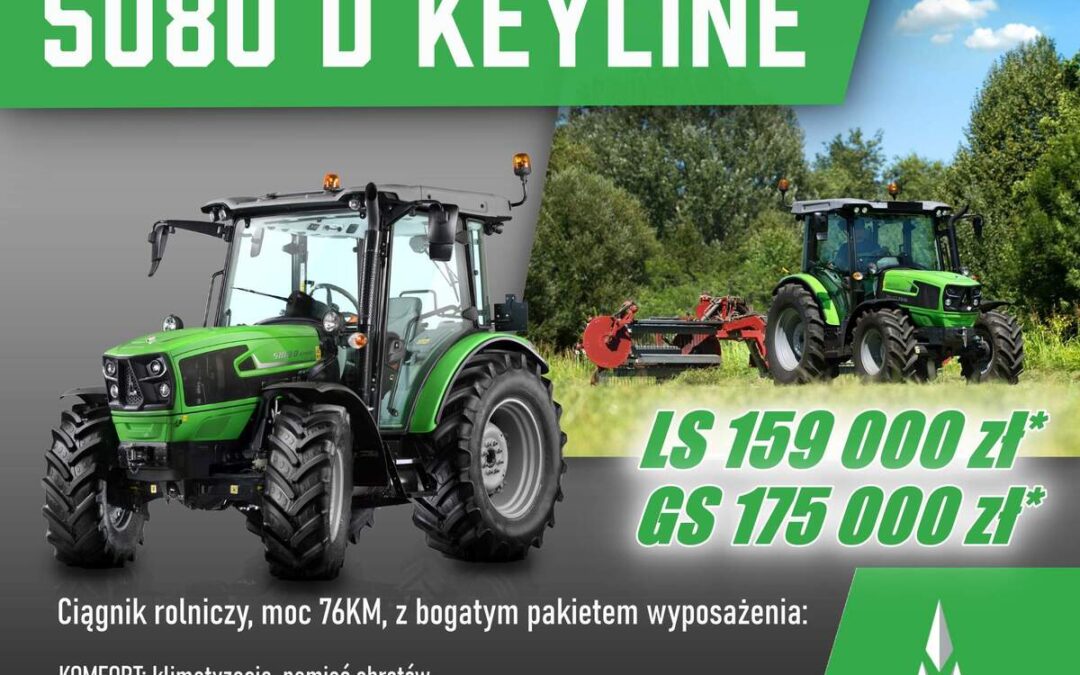 Żniwa z DEUTZ-FAHR – modele 5080 D Keyline LS i GS