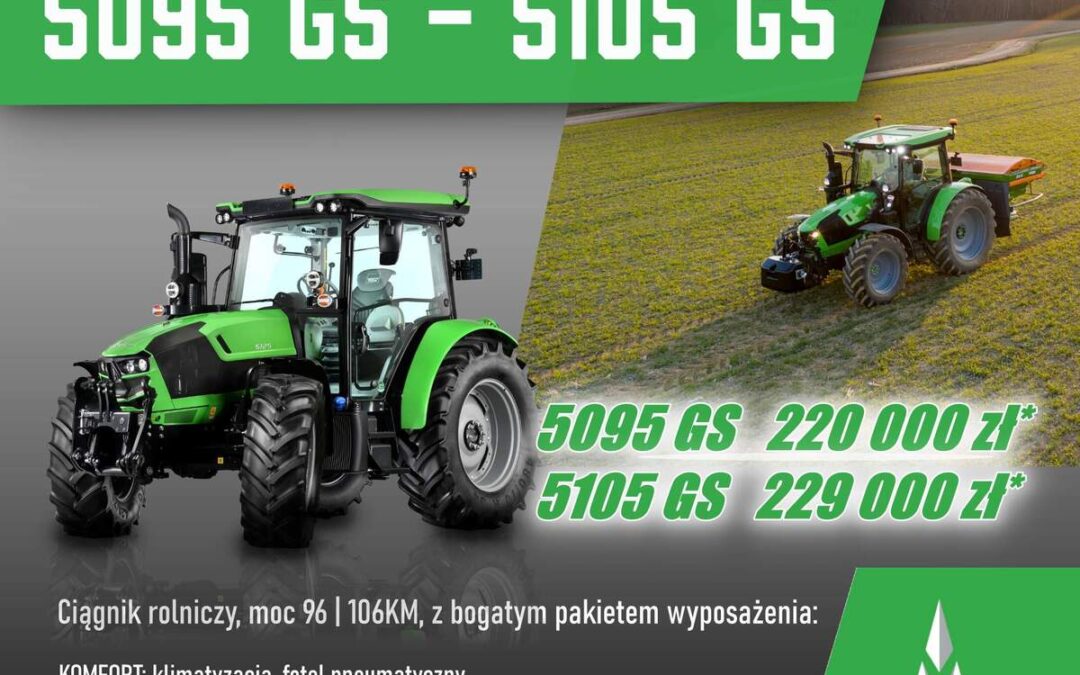Żniwa z DEUTZ-FAHR – modele 5095 GS i 5105 GS