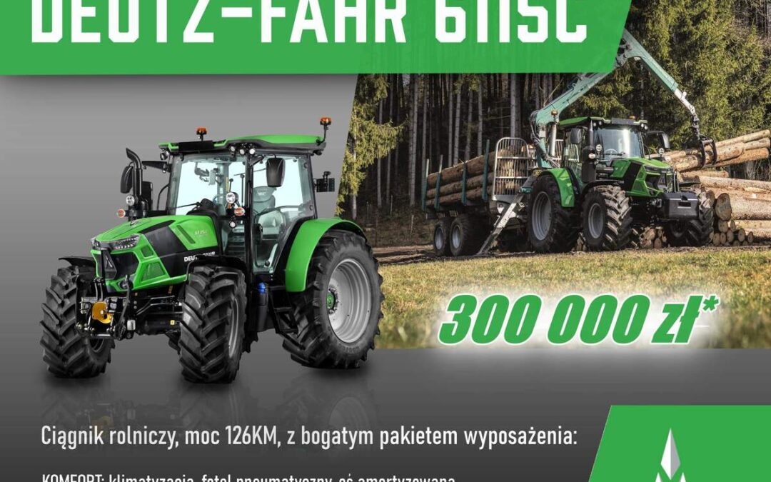 Żniwa z DEUTZ-FAHR – model 6115 C