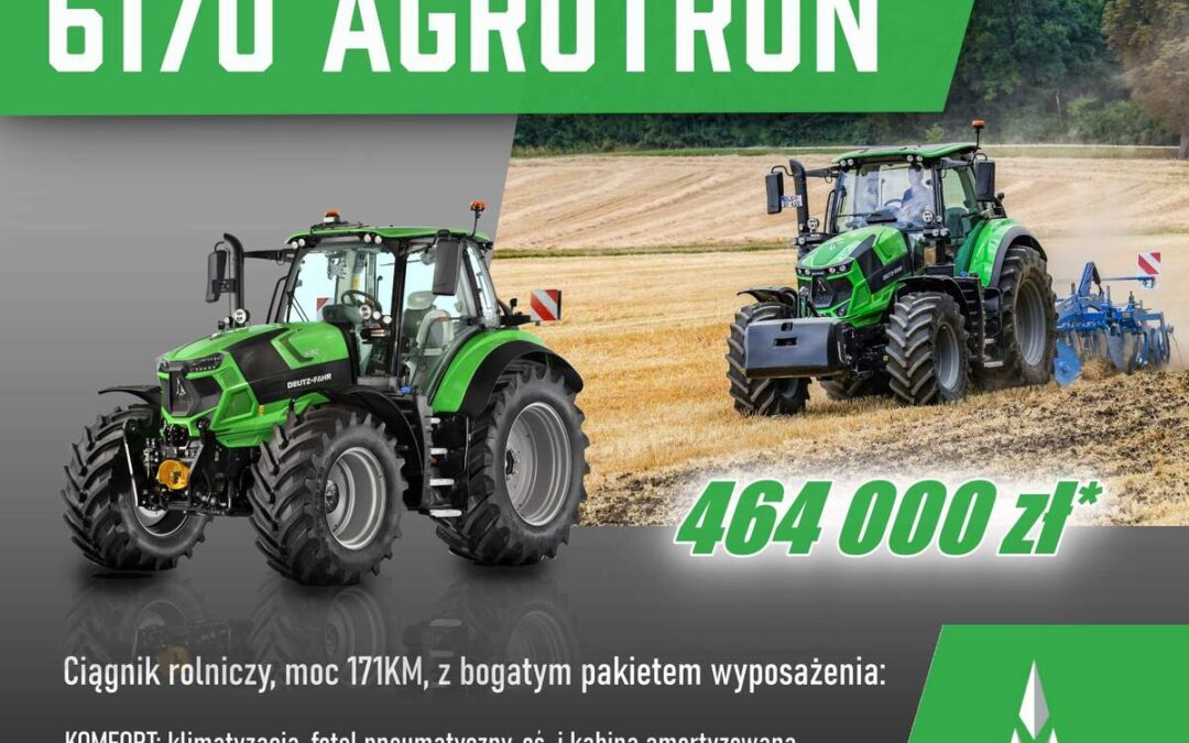 Żniwa z DEUTZ-FAHR – model 6170 AGROTRON